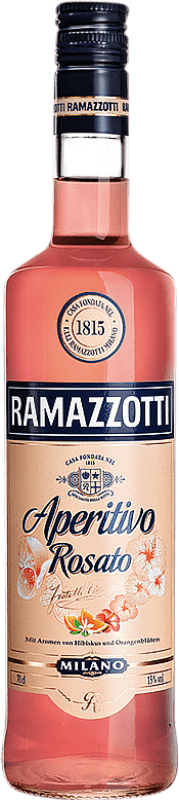 19,95 € Envio grátis | Licores Ramazzotti Aperitivo Rosato Itália Garrafa 70 cl