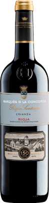 8,95 € Free Shipping | Red Wine Marqués de La Concordia Rioja Santiago Crianza — Aged D.O.Ca. Rioja The Rioja Spain Tempranillo 75 cl