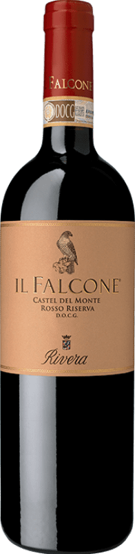 27,95 € Бесплатная доставка | Красное вино Vinicola Rivera Il Falcone Rosso Резерв D.O.C. Castel del Monte Италия Montepulciano, Nero di Troia бутылка 75 cl