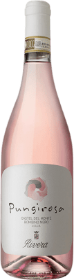 10,95 € Kostenloser Versand | Rosé-Wein Vinicola Rivera Pungirosa D.O.C.G. Castel del Monte Bombino Nero Italien Bombino Schwarz Flasche 75 cl