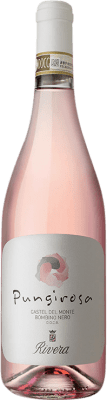 11,95 € Free Shipping | Rosé Wine Vinicola Rivera Pungirosa D.O.C. Castel del Monte Italy Bombino 75 cl
