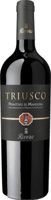 21,95 € Spedizione Gratuita | Vino rosso Vinicola Rivera Triusco D.O.C. Primitivo di Manduria Italia Primitivo Bottiglia 75 cl