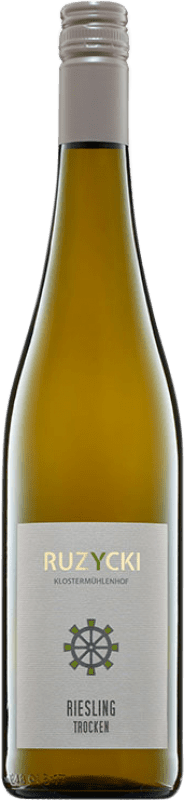 10,95 € Envoi gratuit | Vin Blanc Ruzycki Klostermühlenhof Hahnheimer Q.b.A. Rheinhessen Rheinhessen Allemagne Riesling 75 cl