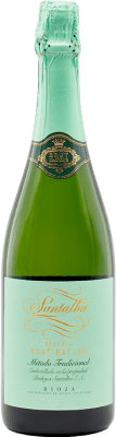 29,95 € Envoi gratuit | Blanc mousseux Santalba Brut Nature Réserve D.O.Ca. Rioja La Rioja Espagne Viura Bouteille 75 cl