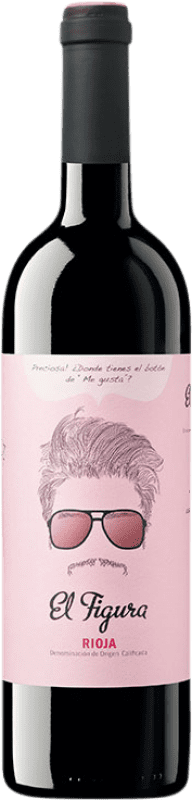 7,95 € Envío gratis | Vino tinto Siete Pasos El Figura D.O.Ca. Rioja La Rioja España Tempranillo, Garnacha Botella 75 cl