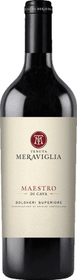 78,95 € Spedizione Gratuita | Vino rosso Tenuta Meraviglia Superiore Maestro di Cava D.O.C. Bolgheri Italia Cabernet Franc Bottiglia 75 cl