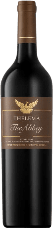 49,95 € Бесплатная доставка | Красное вино Thelema Mountain The Abbey I.G. Stellenbosch Южная Африка Syrah, Grenache, Petit Verdot бутылка 75 cl