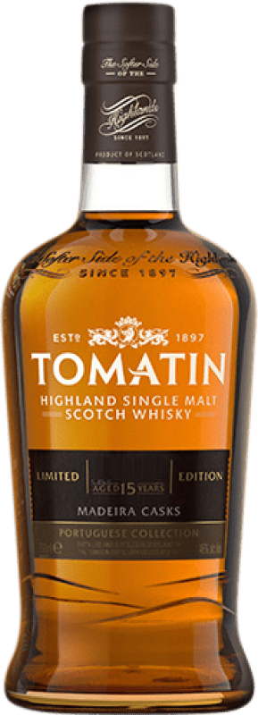 142,95 € Envoi gratuit | Whisky Single Malt Tomatin Colección Portuguesa Madeira Cask Finish — Finition en Fût Ecosse Royaume-Uni 15 Ans Bouteille 70 cl