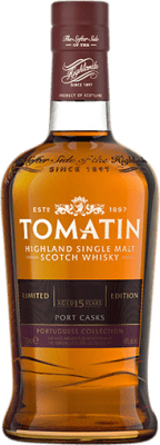 Whisky Single Malt Tomatin Port Cask Colección Portuguesa 15 Years 70 cl