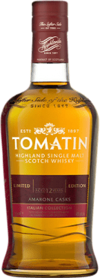 125,95 € Free Shipping | Whisky Single Malt Tomatin Amarone Cask Colección Italiana Scotland United Kingdom 12 Years Bottle 70 cl