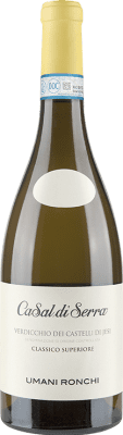 12,95 € 免费送货 | 白酒 Umani Ronchi Casal di Serra Classico Superiore D.O.C. Verdicchio dei Castelli di Jesi 意大利 Verdicchio 瓶子 75 cl