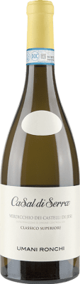 12,95 € Free Shipping | White wine Umani Ronchi Casal di Serra Classico Superiore D.O.C. Verdicchio dei Castelli di Jesi Italy Verdicchio Bottle 75 cl