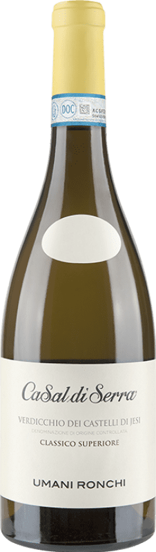 12,95 € Envoi gratuit | Vin blanc Umani Ronchi Casal di Serra Classico Superiore D.O.C. Verdicchio dei Castelli di Jesi Italie Verdicchio Bouteille 75 cl