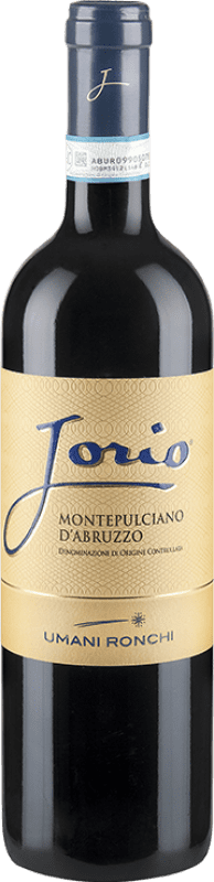 24,95 € Бесплатная доставка | Красное вино Umani Ronchi Jorio D.O.C. Montepulciano d'Abruzzo Италия Montepulciano бутылка 75 cl