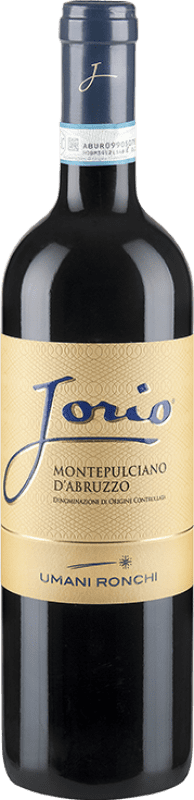 18,95 € Free Shipping | Red Wine Umani Ronchi Jorio D.O.C. Montepulciano d'Abruzzo Italy Montepulciano 75 cl