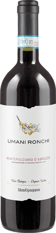 13,95 € Free Shipping | Red wine Umani Ronchi Montipagano D.O.C. Montepulciano d'Abruzzo Abruzzo Italy Montepulciano Bottle 75 cl