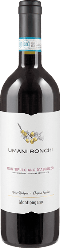 13,95 € Kostenloser Versand | Rotwein Umani Ronchi Montipagano D.O.C. Montepulciano d'Abruzzo Abruzzen Italien Montepulciano Flasche 75 cl