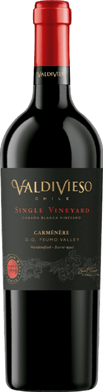 27,95 € Free Shipping | Red wine Valdivieso Single Vineyard D.O. Area Peumo Chile Carmenère Bottle 75 cl