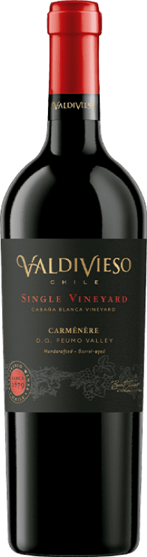 19,95 € Envoi gratuit | Vin Rouge Valdivieso Single Vineyard — Parcelle Unique D.O. Area Peumo Chili Carmenère Bouteille 75 cl