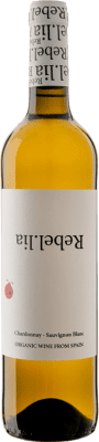 8,95 € 免费送货 | 白酒 Vegalfaro Rebel·lia Blanco D.O. Utiel-Requena 巴伦西亚社区 西班牙 Chardonnay, Sauvignon White 瓶子 75 cl