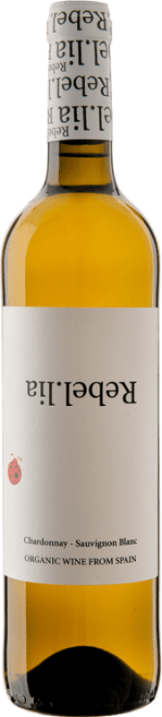 8,95 € 送料無料 | 白ワイン Vegalfaro Rebel·lia Blanco D.O. Utiel-Requena バレンシアのコミュニティ スペイン Chardonnay, Sauvignon White ボトル 75 cl