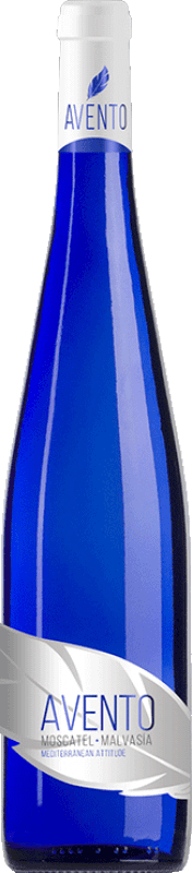6,95 € Envio grátis | Vinho Branco Vicente Gandía Avento Espanha Malvasia, Moscatel Garrafa 75 cl
