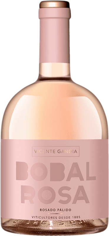 23,95 € Spedizione Gratuita | Vino rosato Vicente Gandía Rosa by Pepe Hidalgo D.O. Utiel-Requena Comunità Valenciana Spagna Bobal Bottiglia 75 cl