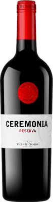 16,95 € 送料無料 | 赤ワイン Vicente Gandía Ceremonia de Autor 予約 D.O. Utiel-Requena バレンシアのコミュニティ スペイン Tempranillo, Cabernet Sauvignon, Bobal ボトル 75 cl