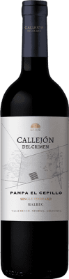 35,95 € Free Shipping | Red wine Pagos de Valcerracín Callejón del Crimen Single Vineyard El Cepillo I.G. Valle de Uco Uco Valley Argentina Malbec Bottle 75 cl