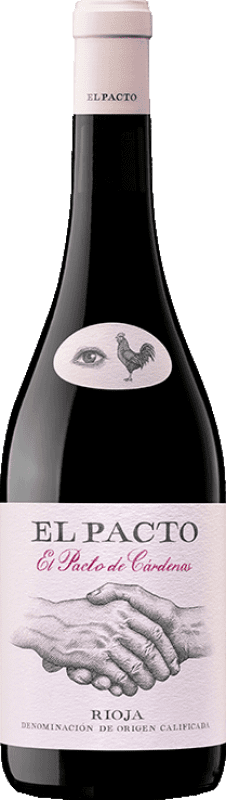 27,95 € Envío gratis | Vino tinto Vintae El Pacto de Cárdenas Ojo Gallo D.O.Ca. Rioja La Rioja España Tempranillo, Syrah, Garnacha, Graciano, Mazuelo, Viura, Malvasía Botella 75 cl