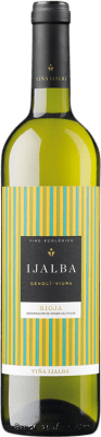 6,95 € 免费送货 | 白酒 Viña Ijalba Genolí Viura D.O.Ca. Rioja 拉里奥哈 西班牙 Viura 瓶子 75 cl