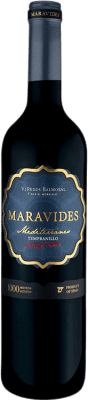 13,95 € 免费送货 | 红酒 Balmoral Maravides Mediterráneo I.G.P. Vino de la Tierra de Castilla 卡斯蒂利亚 - 拉曼恰 西班牙 Tempranillo 瓶子 75 cl