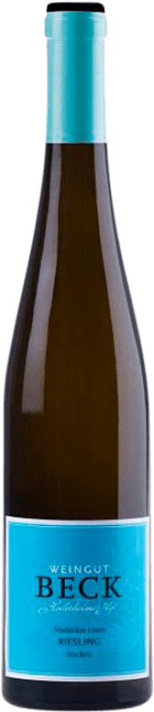 25,95 € 送料無料 | 白ワイン Beck Hedesheimer-Hof Stadecker Horn Q.b.A. Rheinhessen Rheinhessen ドイツ Riesling ボトル 75 cl