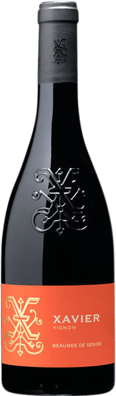 21,95 € Envío gratis | Vino Tinto Xavier Vignon A.O.C. Beaumes de Venise Francia Syrah, Garnacha, Mourvèdre Botella 75 cl