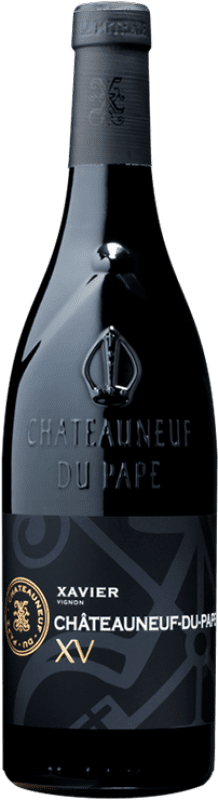 36,95 € Kostenloser Versand | Rotwein Xavier Vignon XV A.O.C. Châteauneuf-du-Pape Frankreich Syrah, Grenache, Mourvèdre Flasche 75 cl