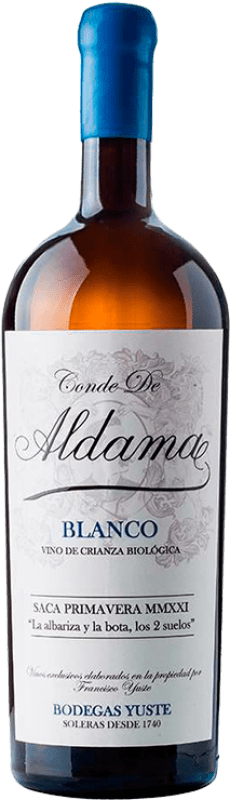 16,95 € Envio grátis | Vinho branco Yuste Conde de Aldama Espanha Listán Branco Garrafa 75 cl