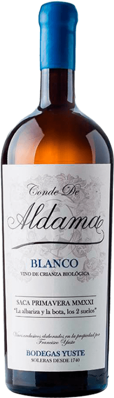 17,95 € Envío gratis | Vino Blanco Yuste Conde de Aldama España Listán Botella 75 cl