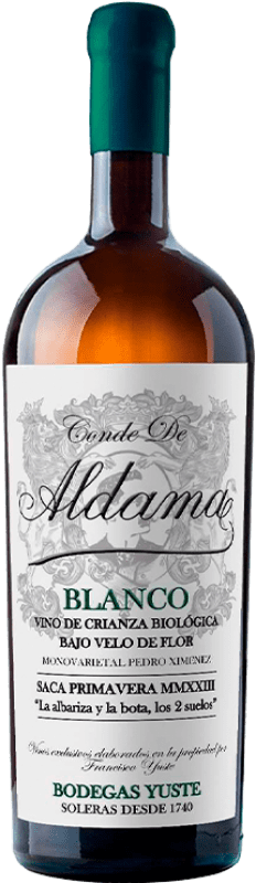 19,95 € Spedizione Gratuita | Vino Bianco Yuste Conde de Aldama Spagna Pedro Ximénez 75 cl