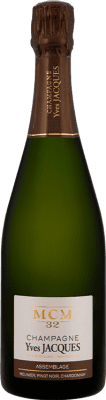 33,95 € 送料無料 | 白スパークリングワイン Jacques Lassaigne Yves Jacques MCM 32 Brut A.O.C. Champagne シャンパン フランス Pinot Black, Chardonnay, Pinot Meunier ボトル 75 cl