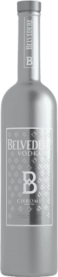 71,95 € 免费送货 | 伏特加 Belvedere Chrome Edition 波兰 瓶子 70 cl