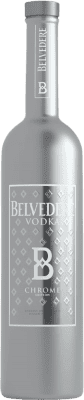 71,95 € Free Shipping | Vodka Belvedere Chrome Edition Poland Bottle 70 cl