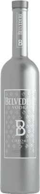 71,95 € Бесплатная доставка | Водка Belvedere Chrome Ограниченный выпуск Польша 70 cl