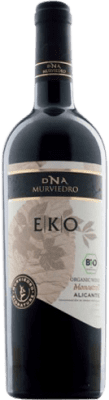 4,95 € Envío gratis | Vino tinto Murviedro Eko Organic D.O. Alicante Comunidad Valenciana España Monastrell Botella 75 cl