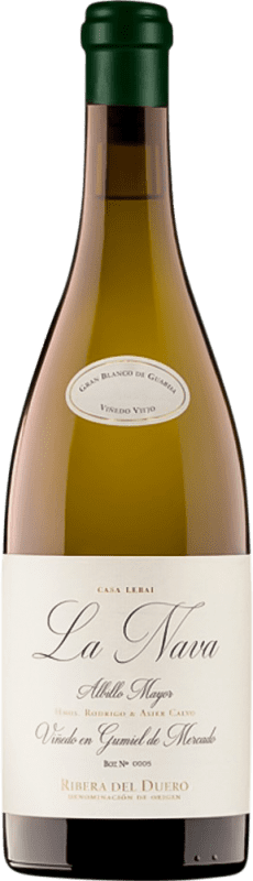62,95 € Envío gratis | Vino blanco Casa Lebai. La Nava Blanco D.O. Ribera del Duero Castilla y León España Botella 75 cl