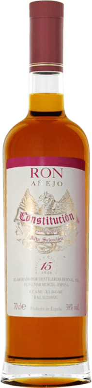 19,95 € Kostenloser Versand | Rum Bernal Spanien 15 Jahre 70 cl