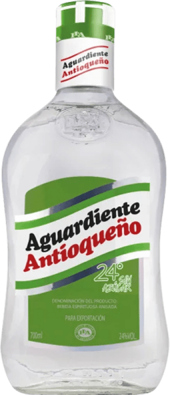 16,95 € Envío gratis | Orujo Aguardiente Aguardiente Antioqueño Sin Azúcar Colombia Botella 70 cl