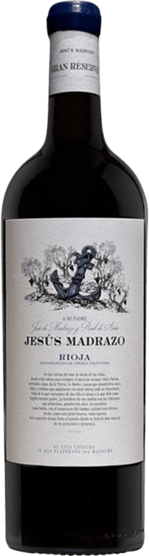219,95 € Бесплатная доставка | Красное вино Jesús Madrazo Гранд Резерв D.O.Ca. Rioja Ла-Риоха Испания Tempranillo, Viura бутылка Магнум 1,5 L