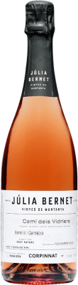 28,95 € Envío gratis | Espumoso rosado Júlia Bernet Brut Nature Corpinnat Cataluña España Garnacha, Xarel·lo Botella 75 cl