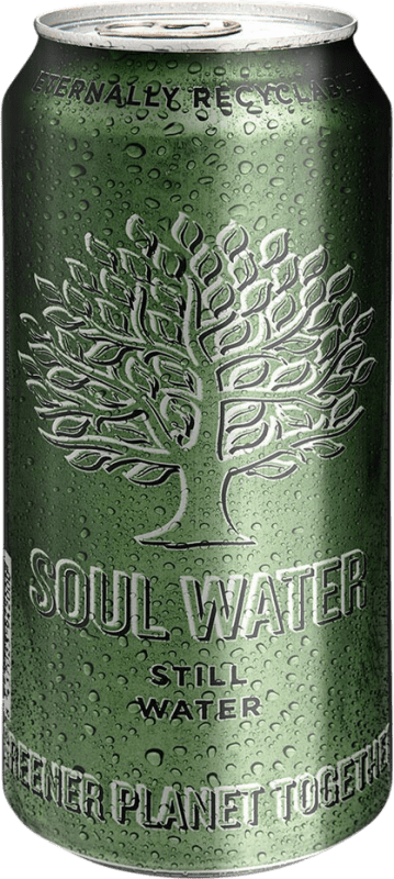 14,95 € Envío gratis | Caja de 12 unidades Agua Menno Koopmans Soul Water Still Islas Baleares España Botella Medium 50 cl