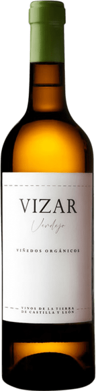 8,95 € Бесплатная доставка | Белое вино Vizar I.G.P. Vino de la Tierra de Castilla y León Кастилия-Леон Испания Verdejo бутылка 75 cl